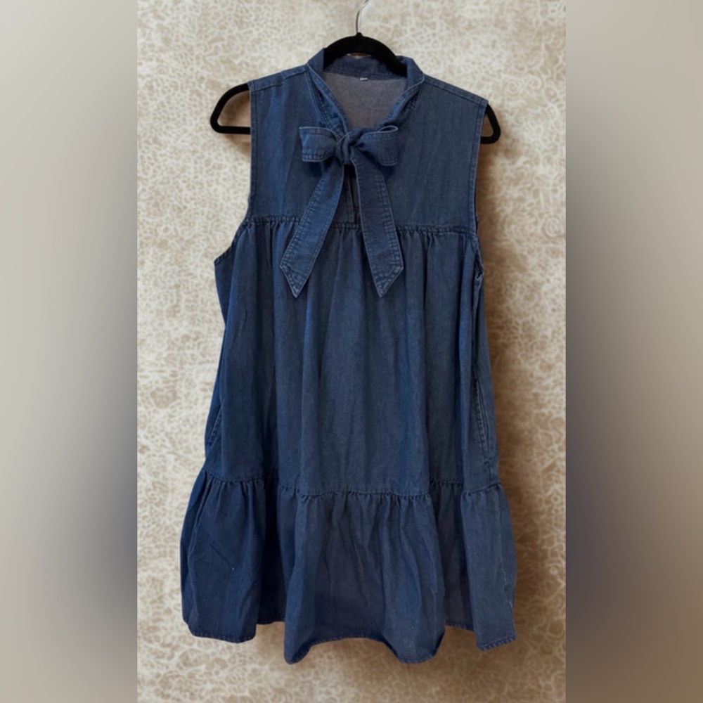 Denim Sleeveless Dress